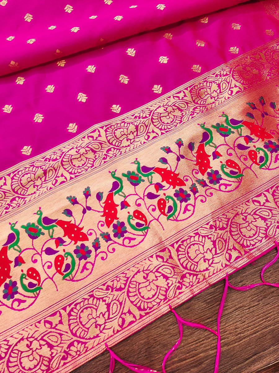 Rani Paithani Banarasi Silk Suit Set