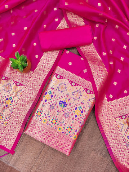 The "Royal Rani" Patola Silk Suit Set